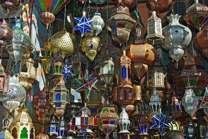 Morocco Marrakech Market Souk